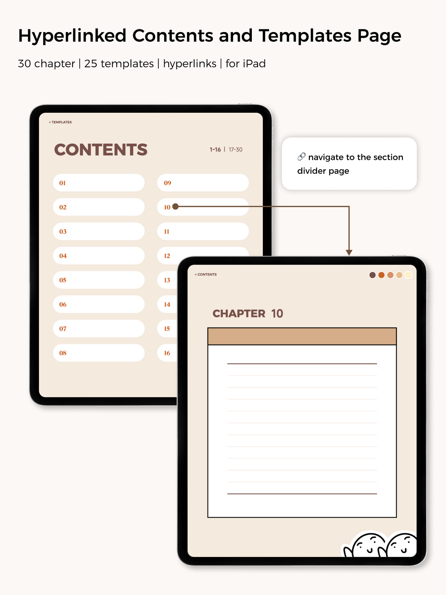 Lovely Cornell Notebook Digital Templates for goodnotes Notability noteful