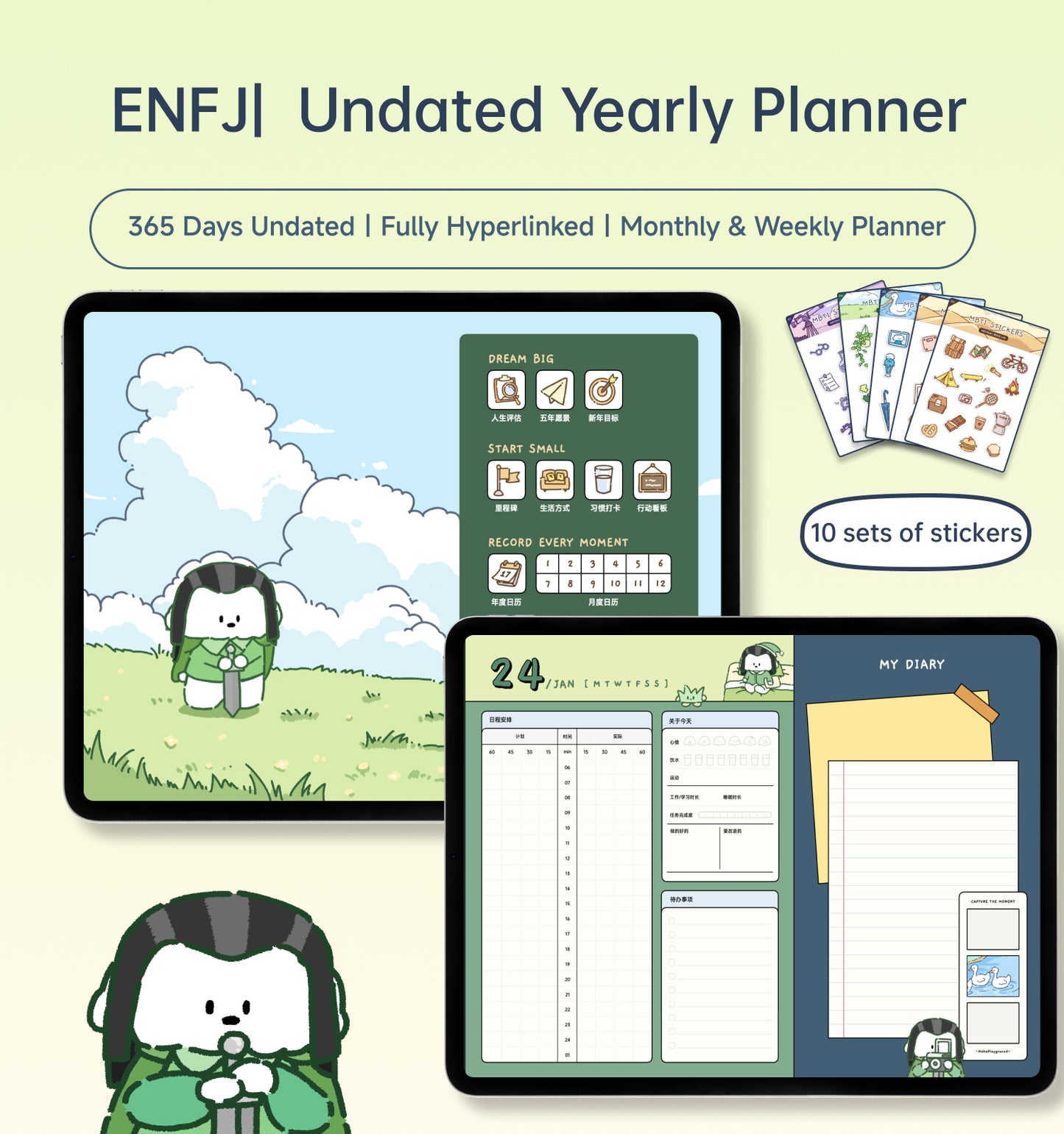 MBTI Undated Digital Planner