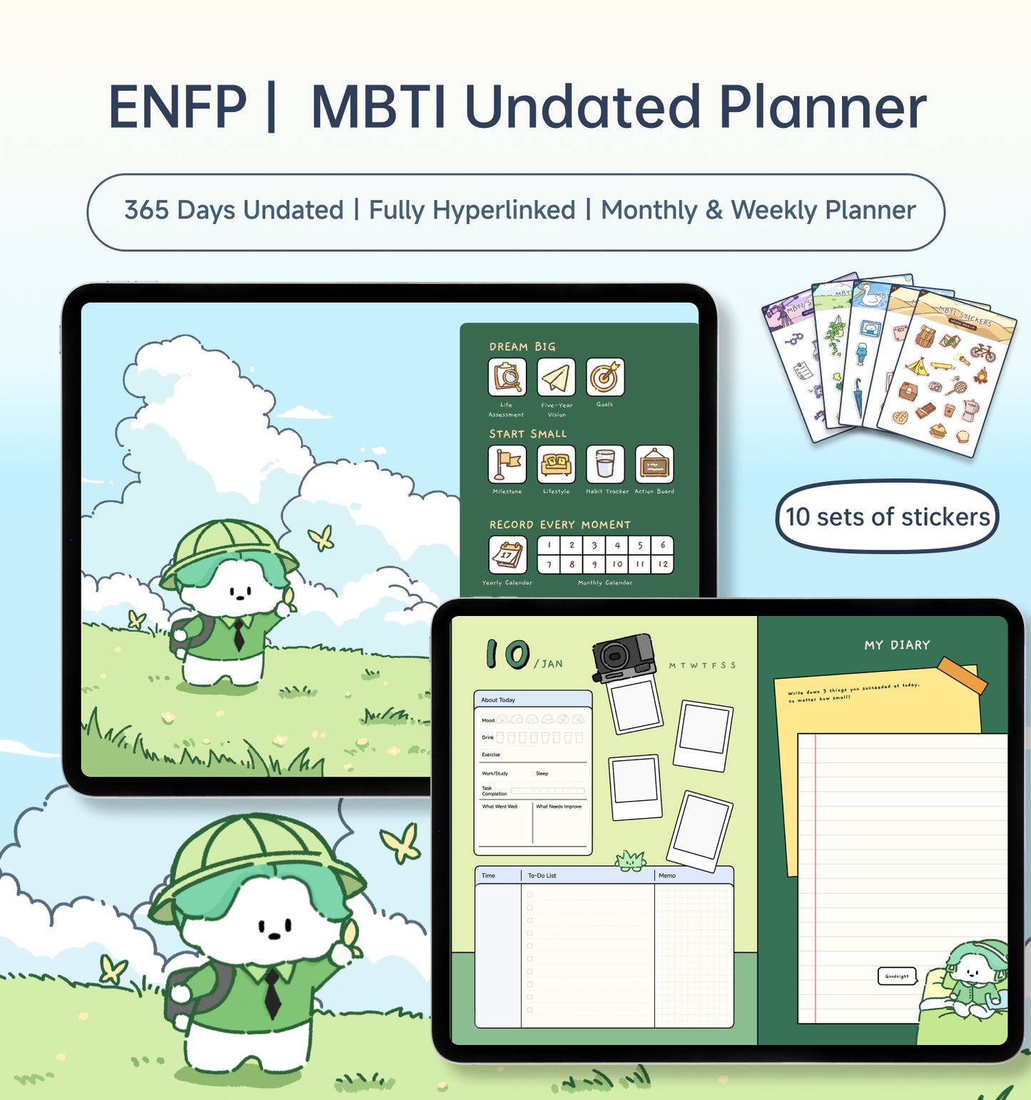 MBTI Undated Digital Planner