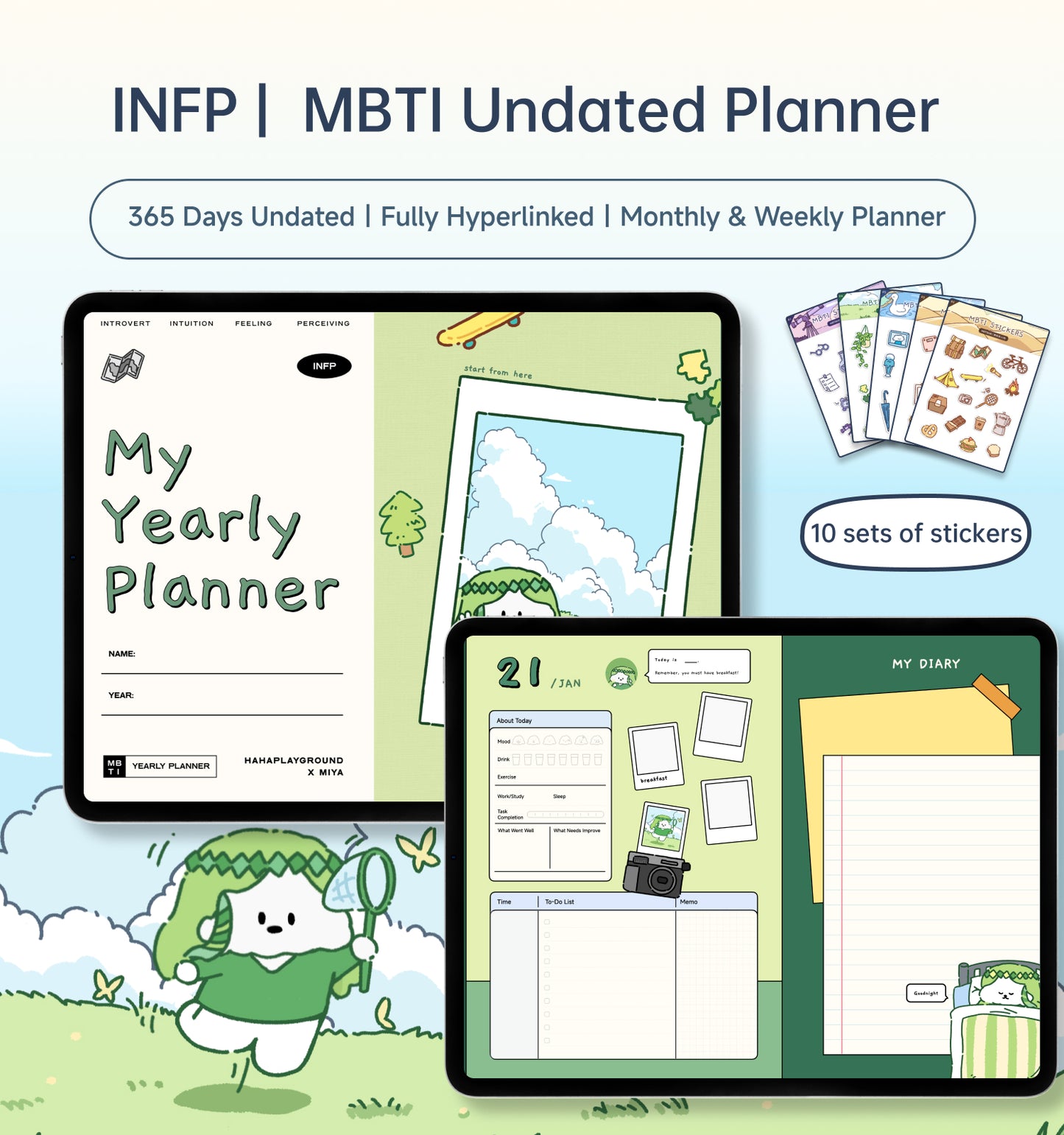 MBTI Undated Digital Planner